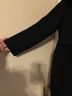 Kate Spade New York Animal Print Solid Black Multi Color Coat Size 14 - photo 4