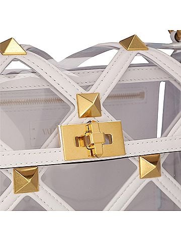Mario Valentino Valentino Roman Stud Bag Transparent (view 2)