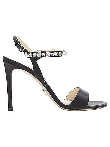 Prada Prada satin crystal high heel sandals (view 1)