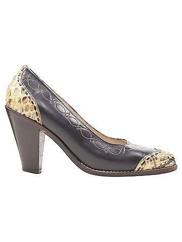Comme des Garçons Comme Des Garcons leather western cuban heel (view 1)