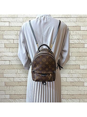 Louis Vuitton Pre-owned Louis Vuitton Palm Springs MINI Monogram Canvas Backpack/Daypack M44873, Women's. (view 2)