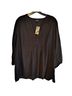 Torrid Solid Black Long Sleeve Blouse Size 1 - photo 1