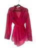 Grey Lab Los Angeles 100% Polyester Pink Button-Down Shirt Size L - photo 1