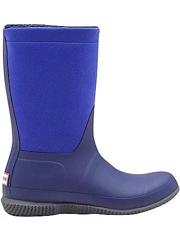 Hunter Women's Insulated Roll Top Vegan Shearling Boots (view 2)