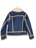 Rag & Bone 100% Cotton 100% Leather 100% Polyester Blue White Jacket Size XS - photo 2