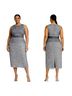 Mac Duggal Damask Marled Ombre Snake Print Solid Stripes Silver Gray Cocktail Dress Size 16 - photo 2