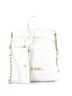 Chanel 100% Leather White 22 Chain Backpack Quilted Calfskin Medium One size - photo 3