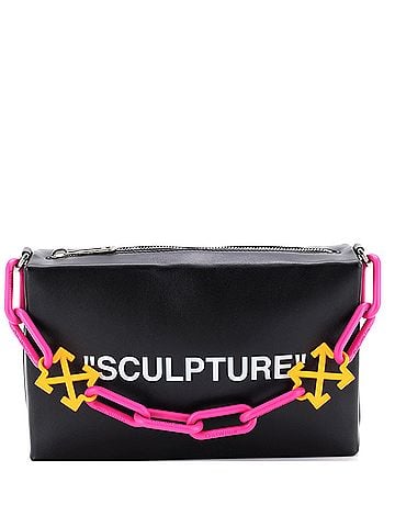 OFF-WHITE Block Pouch Shoulder Bag Printed Leather (view 1)