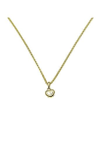 Chopard Chopard Happy Diamonds Heart Necklace 79/4584 Yellow Gold (18K) Diamond Men,Women Fashion Pendant Necklace (Gold) (view 1)