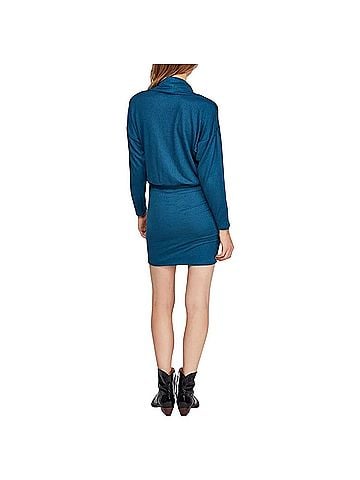 Free People Sundown Cowlneck Cinch Up Casual Dress (view 2)