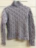 Allude Purple Pullover Sweater Size XS - photo 3