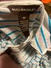 Bit & Bridle Stripes Gray Blue Sleeveless Top Size 3X - photo 4
