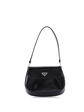 Prada Cleo Flap Shoulder Bag Spazzolato Leather Small (view 1)