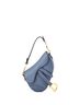 Christian Dior 100% Leather Blue Saddle Handbag Leather Mini One size - photo 1