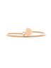 Chopard 100% 18k Rose Gold Happy Diamonds Heart Cuff Bracelet 18K Rose Gold with Pave Diamonds and 1 Floating Diamond One size - photo 3