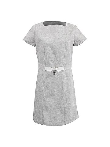 Hermès Hermès A-Line Mini Dress in White Cotton (view 1)