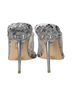 Mackin J Snake Print Black Gray Silver Heels Size 8 - photo 2