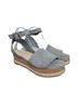 Marc Fisher Solid Gray Blue Wedges Size 8 1/2 - photo 1