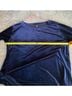 Eileen Fisher Blue 3/4 Sleeve Blouse Size M - photo 5