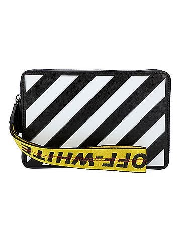 OFF-WHITE Off White Diagonal Bag In Black & White (view 1)