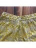 Elevenses Print Yellow Shorts Size XS - photo 8