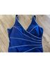 Miraclesuit Blue One Piece Swimsuit Size 10 - photo 4