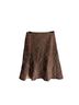 Talbots Plaid Gray Pink Wool Skirt Size 2 - photo 1