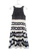 Jax Print Black White Cocktail Dress Size 4 - photo 2