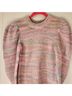 LoveShackFancy Ombre Stripes Pink Multi Color Pullover Sweater Size S - photo 4