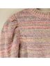 LoveShackFancy Ombre Stripes Pink Multi Color Pullover Sweater Size S - photo 9