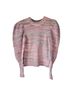 LoveShackFancy Ombre Stripes Pink Multi Color Pullover Sweater Size S - photo 1