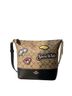 Coach Brown Black Leather Hobo One size - photo 1