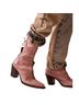 Free People Pink Brown Ankle Boots Size EU 39 - photo 1