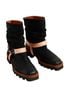 Free People Black Brown Ankle Boots Size EU 39 1/2 - photo 1