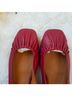 Sézane Burgundy Flats Size EU 42 - photo 5