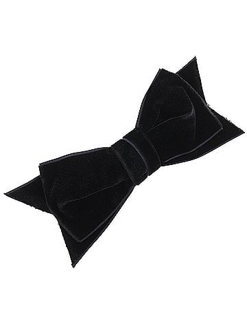 Chanel CHANEL Ribbon Brooch Velvet Black Approx. 17g Women's (view 1)
