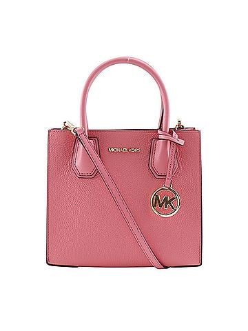 Michael Kors Michael Kors MERCER handbag, 2-way shoulder bag, 35S1GM9M2L, calfskin, pink, 2-way, open, MERCER, women's (view 1)