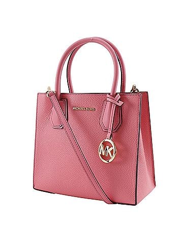 Michael Kors Michael Kors MERCER handbag, 2-way shoulder bag, 35S1GM9M2L, calfskin, pink, 2-way, open, MERCER, women's (view 2)
