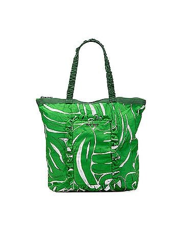 Miu Miu Canvas Printed Ivy Tote (view 1)
