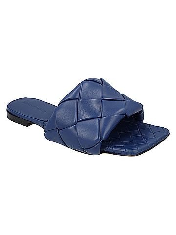 Bottega Veneta Bottega Veneta Lido Flat Sandal blue (view 2)
