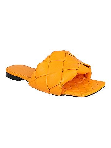 Bottega Veneta Bottega Veneta Lido Flat Sandal orange (view 2)