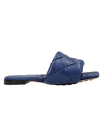 Bottega Veneta Bottega Veneta Lido Flat Sandal blue (view 1)