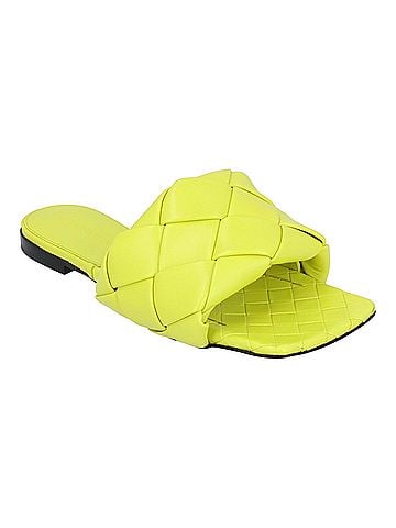 Bottega Veneta Bottega Veneta Lido Flat Sandal yellow (view 2)