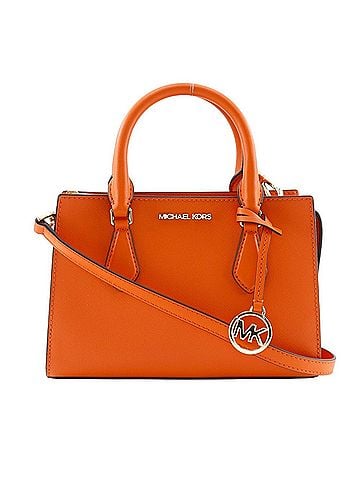 Michael Kors Michael Kors SHEILA Handbag, 2-Way Shoulder Bag, 35S3G6HS5L, Calfskin, Orange, Zipper, SHEILA, Women's (view 1)