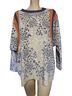 BucketFeet Leopard Print Multi Color Long Sleeve Top Size S - photo 1