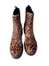 Stuart Weitzman Animal Print Brown Ankle Boots Size EU 38 1/2 - photo 2