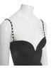 Galvan Black Cocktail Dress Size L - photo 4