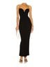 Galvan Black Cocktail Dress Size L - photo 5