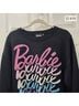 Barbie Print Black Multi Color Pullover Sweater Size L - photo 4