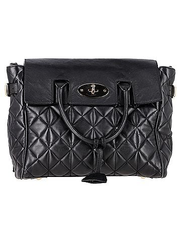 Mulberry Mulberry Medium Cara Delevingne Quilted Convertible Backpack in Black Leather (view 1)